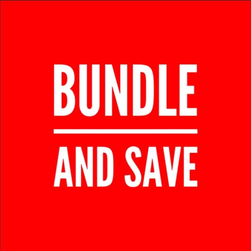 Bundle and save 2 items min for 15% off